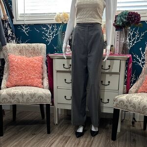 Paul Stuart Elegant Charcoal wool Women's Trousers